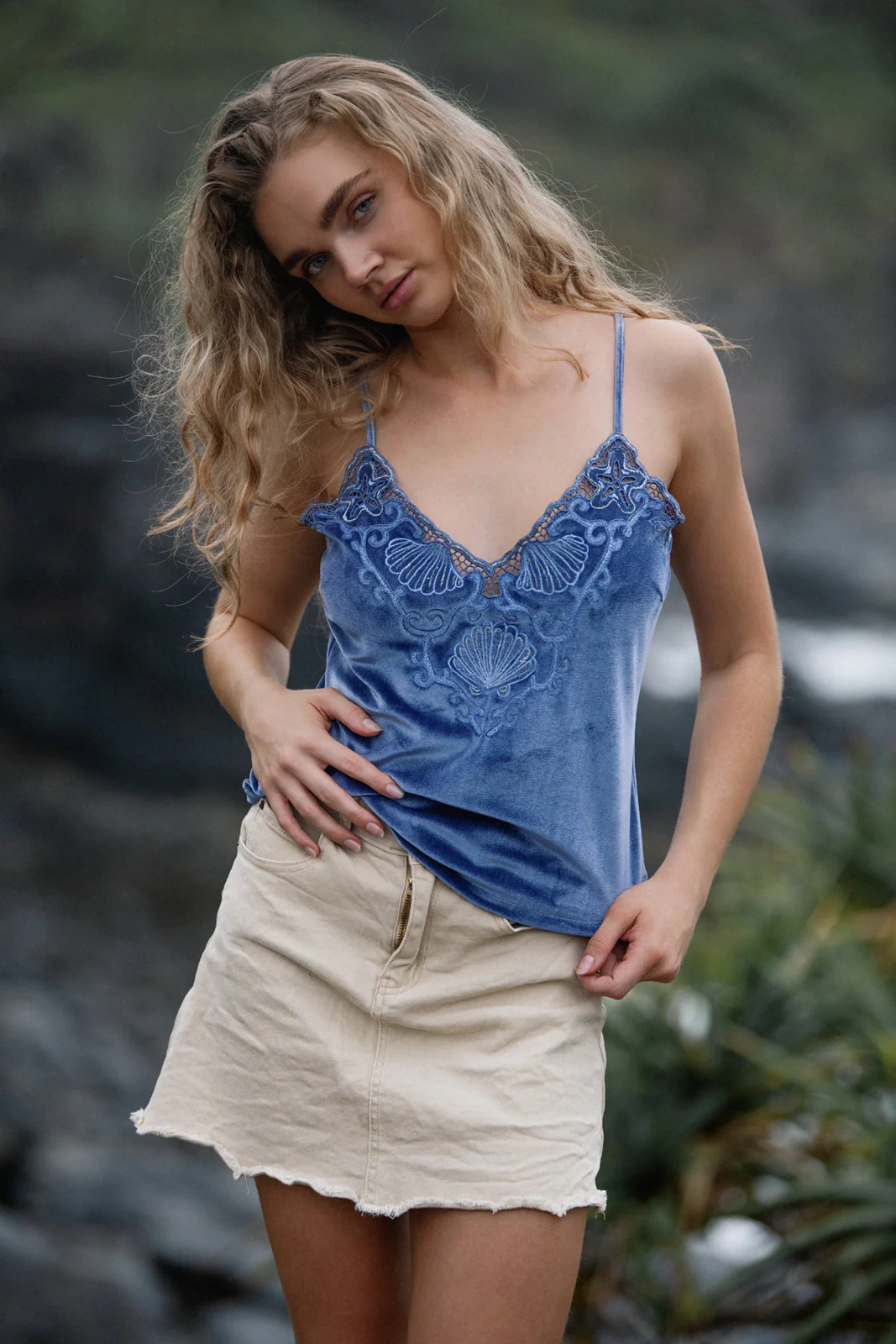 Hendrix Cami - Periwinkle - Image 3