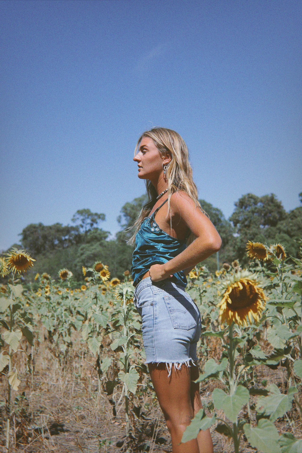 Hendrix Cami - Teal - Image 3