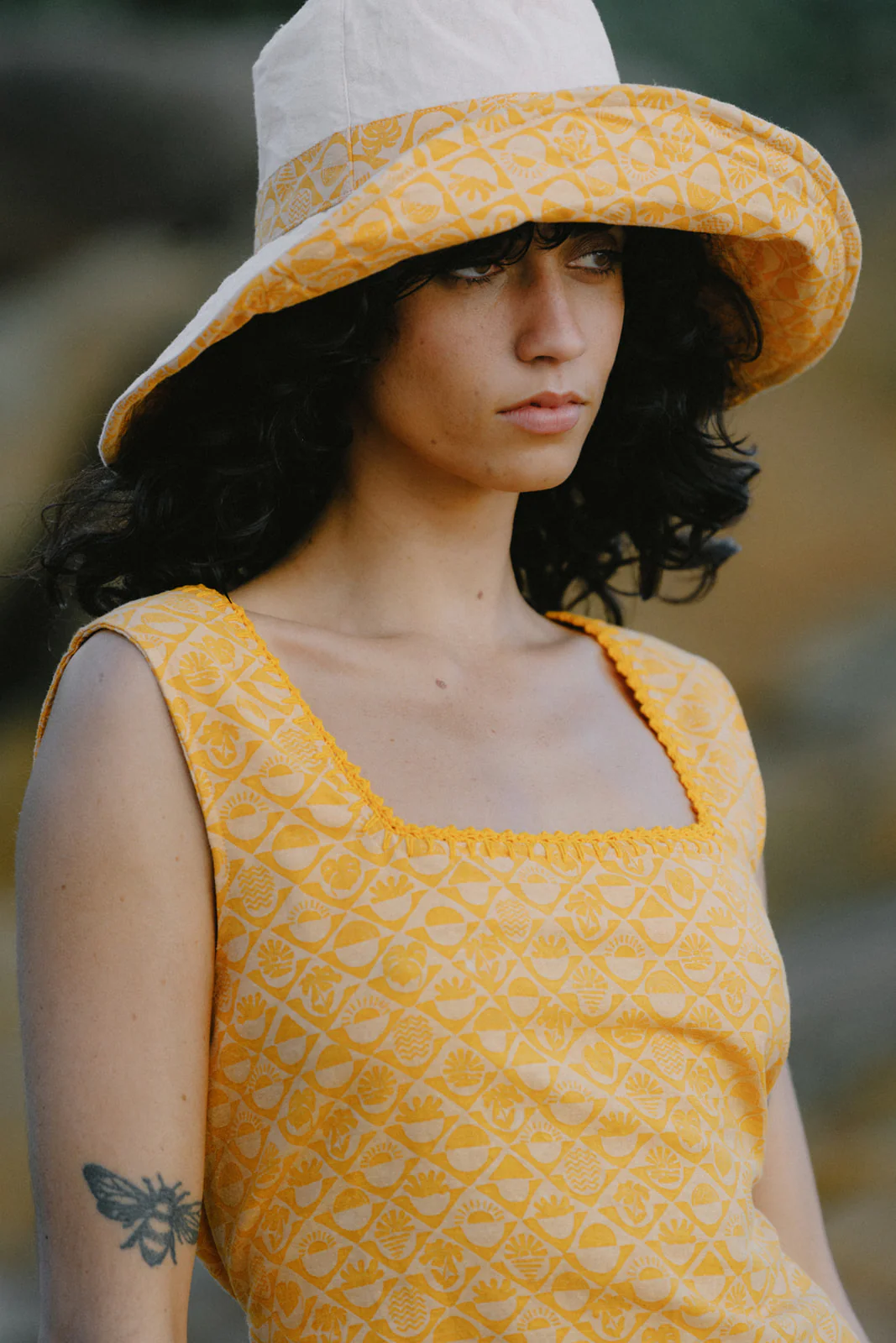 Solara Bucket Hat - Marigold - Image 5